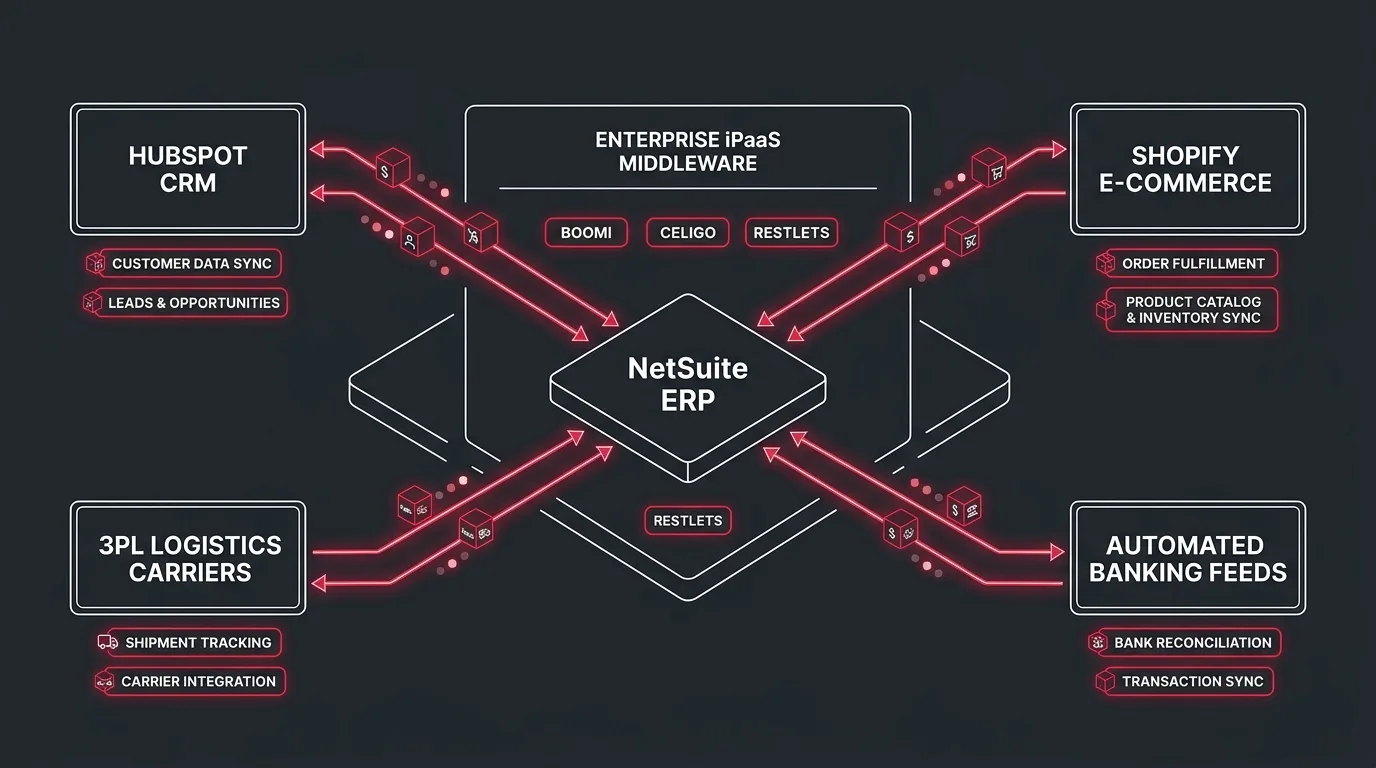 NetSuite Enterprise iPaaS Integration Architecture Hub
